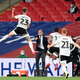 Joe Bryan celebrates after scoring for Fulham